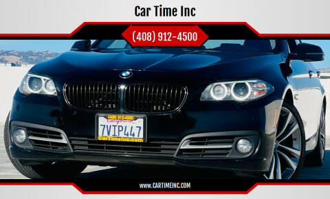2016 BMW 5 Series for sale at Car Time Inc in San Jose CA