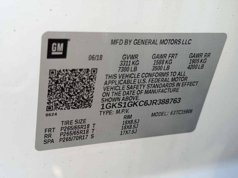 2018 GMC Yukon XL SLT