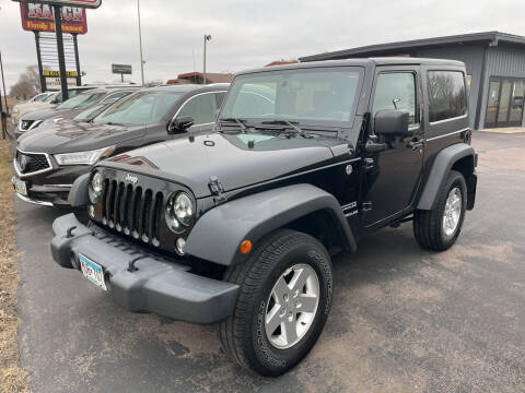 2014 Jeep Wrangler for sale at Welcome Motor Co in Fairmont MN