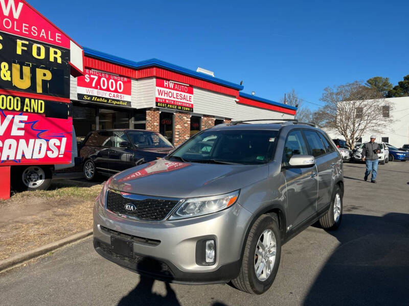 2015 Kia Sorento for sale at HW Auto Wholesale in Norfolk VA