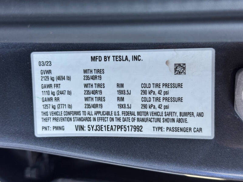 2023 Tesla Model 3
