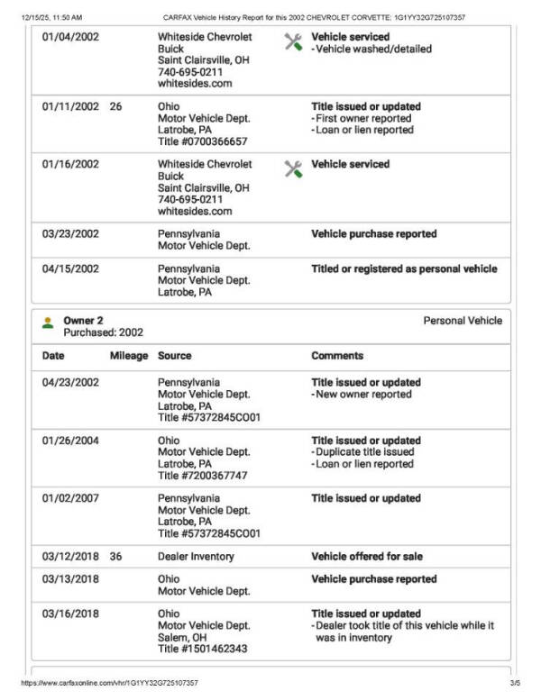 2002 Chevrolet Corvette