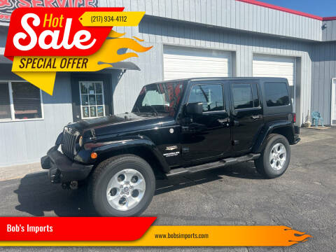 2013 Jeep Wrangler Unlimited for sale at Bob's Imports in Clinton IL