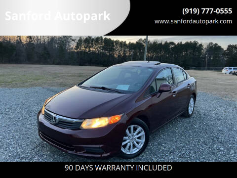 2012 Honda Civic for sale at Sanford Autopark in Sanford NC