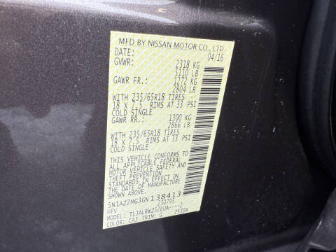 2016 Nissan Murano SL