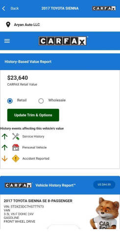 2017 Toyota Sienna SE 8-Passenger