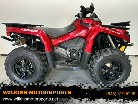 2018 Can-Am Outlander XT DPS 570 for sale at WILKINS MOTORSPORTS in Brewster NY