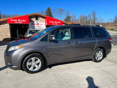 2011 Toyota Sienna for sale at Twin Rocks Auto Sales LLC in Uniontown PA