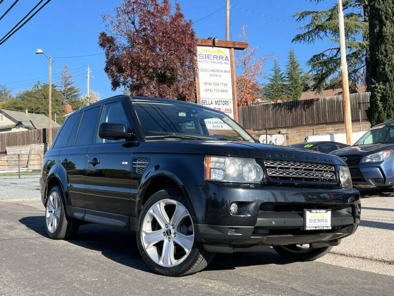 2012 Land Rover Range Rover Sport for sale at Sierra Auto Sales Inc in Auburn CA