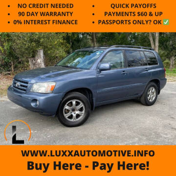 2005 Toyota Highlander for sale at Luxx Automotive LLC in Casselberry FL