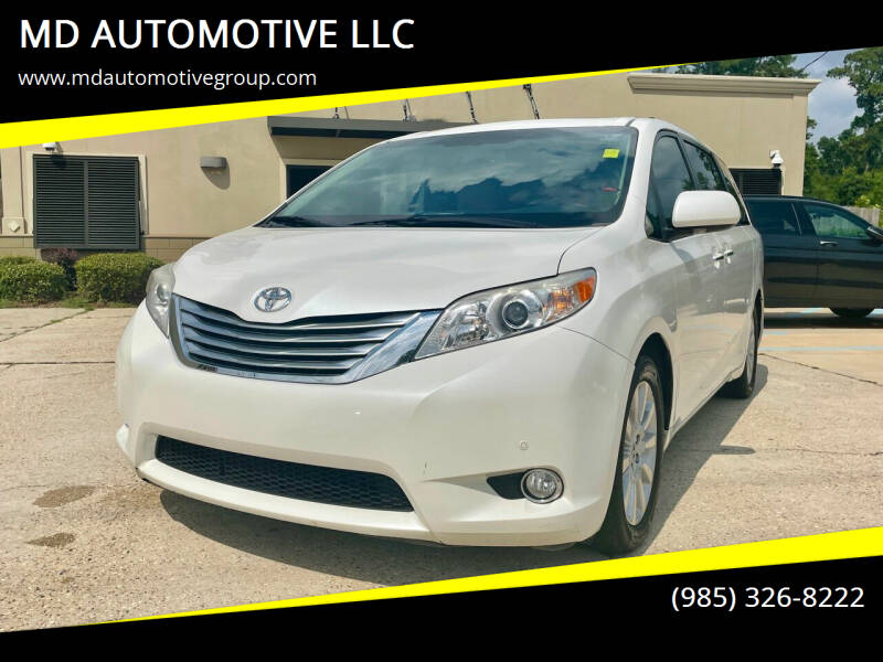 2012 Toyota Sienna for sale at MD AUTOMOTIVE LLC in Slidell LA