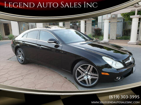 2006 Mercedes-Benz CLS for sale at Legend Auto Sales Inc in Lemon Grove CA