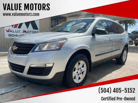 2013 Chevrolet Traverse for sale at VALUE MOTORS in Kenner LA