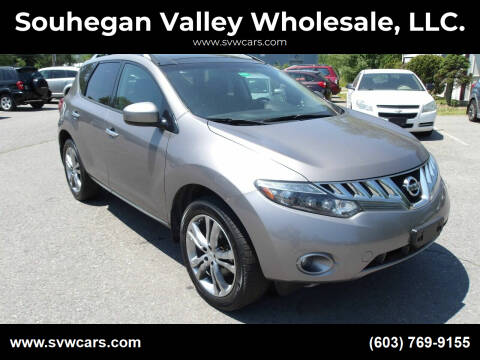 2010 Nissan Murano for sale at Souhegan Valley Wholesale, LLC. in Milford NH