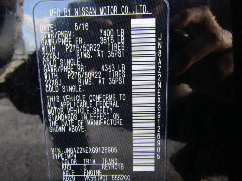 2016 Infiniti QX80 Limited