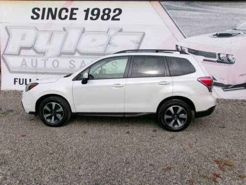 2018 Subaru Forester for sale at Pyles Auto Sales in Kittanning PA