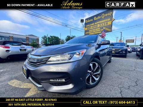 2016 Honda Accord for sale at Adams Auto Group in Little Ferry NJ