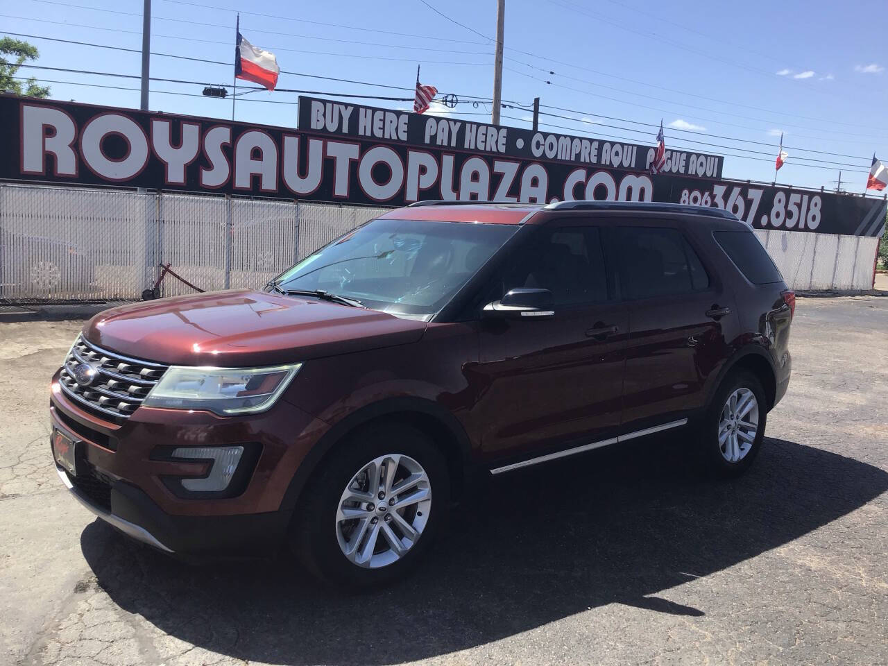 Orange 2016 Ford Explorer XLT XLT 4dr SUV 2