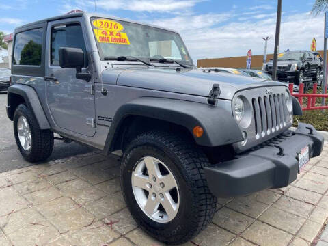 2016 Jeep Wrangler for sale at CARCO OF POWAY in Poway CA