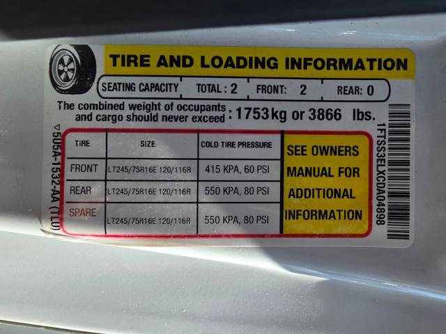 2012 Ford E-Series E-350 SD
