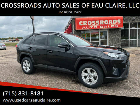 2021 Toyota RAV4 for sale at CROSSROADS AUTO SALES OF EAU CLAIRE, LLC in Eau Claire WI