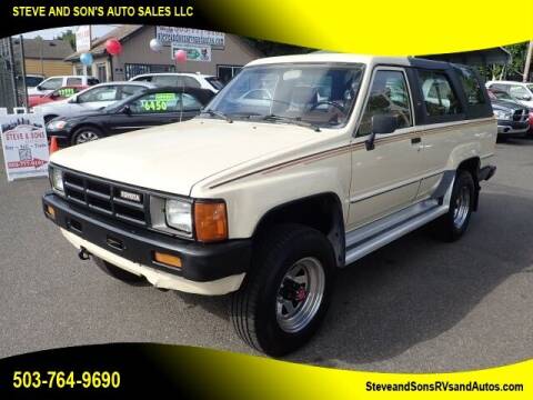 1985 Toyota 4Runner for sale at Steve & Sons Auto Sales in Happy Valley OR