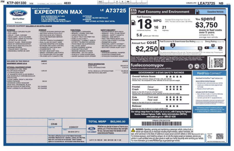 2020 Ford Expedition MAX XLT