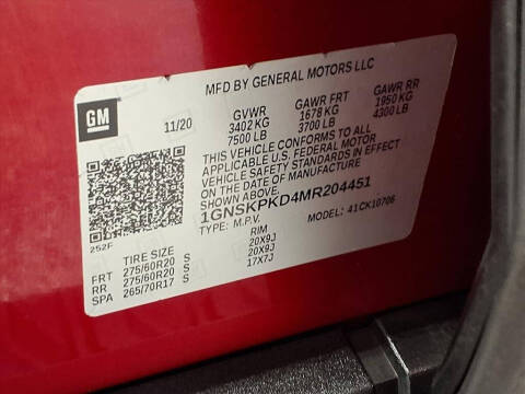 2021 Chevrolet Tahoe Z71