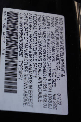 2022 Honda Passport TrailSport