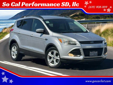 2014 Ford Escape for sale at So Cal Performance SD, llc in San Diego CA