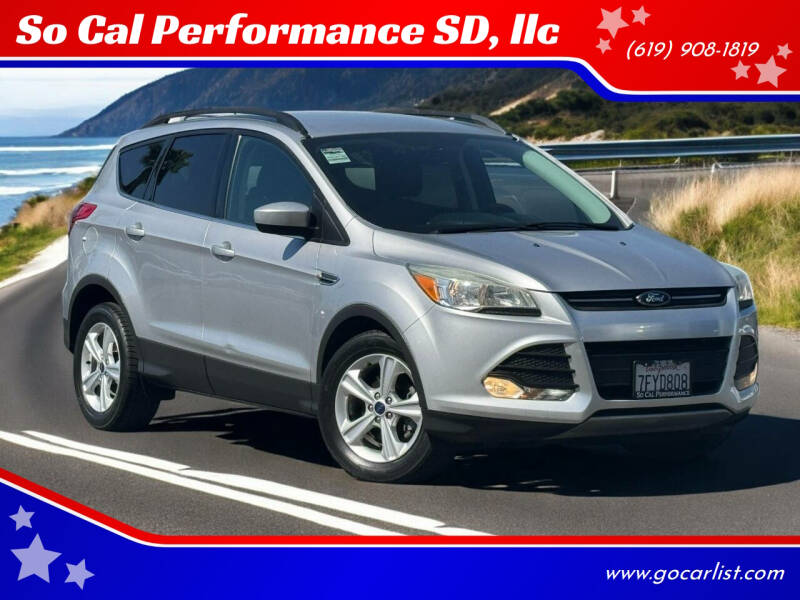 2014 Ford Escape for sale at So Cal Performance SD, llc in San Diego CA
