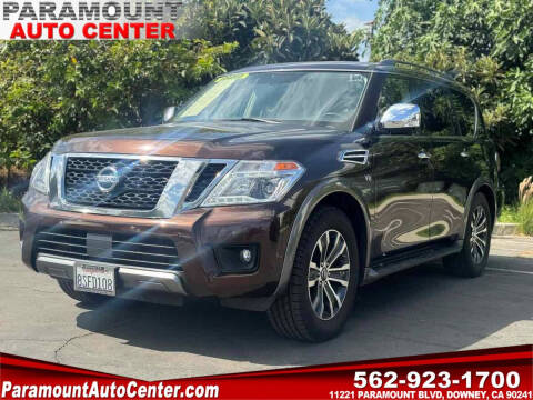 2020 Nissan Armada for sale at PARAMOUNT AUTO CENTER in Downey CA