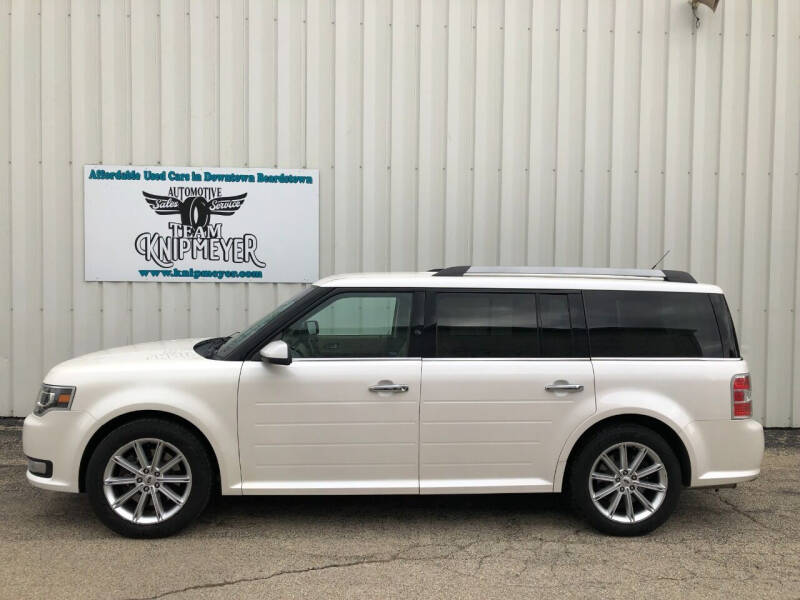 Used 2016 Ford Flex Limited with VIN 2FMHK6D82GBA11750 for sale in Beardstown, IL