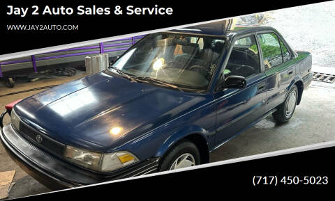 1991 Toyota Corolla for sale at Jay 2 Auto Sales & Service in Manheim PA