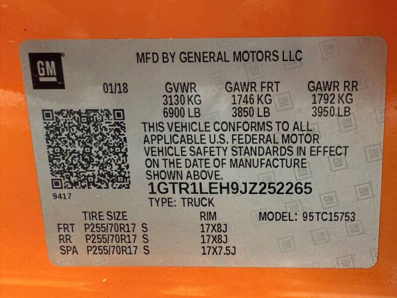 2018 GMC Sierra 1500