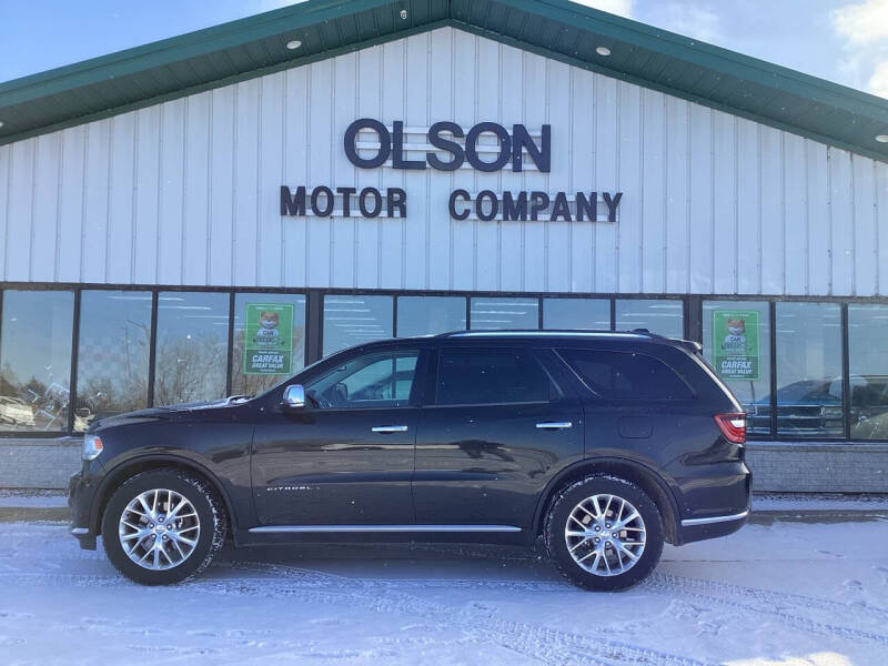 2014 Dodge Durango for sale at Olson Motor Company in Morris MN