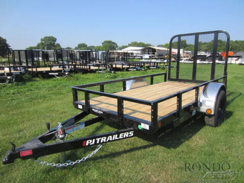 2024 PJ Trailer U6 Single Axle Utility U621031 for sale at Rondo Truck & Trailer in Sycamore IL