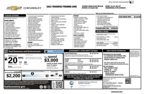 2023 Chevrolet Traverse Premier