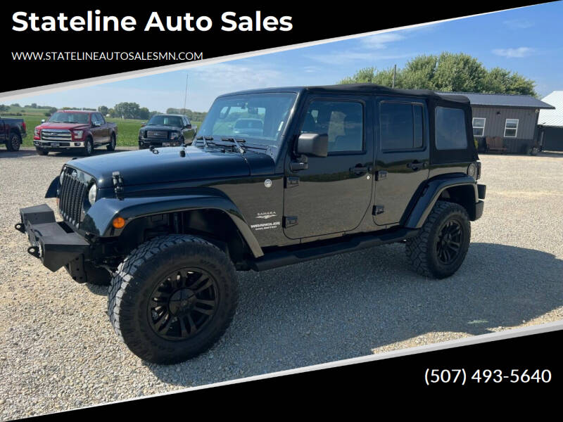 2011 Jeep Wrangler Unlimited for sale at Stateline Auto Sales in Mabel MN