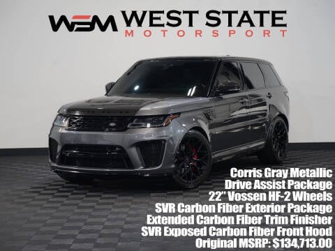 2019 Land Rover Range Rover Sport for sale at WEST STATE MOTORSPORT in Federal Way WA