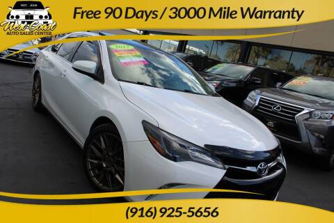 2017 Toyota Camry for sale at West Coast Auto Sales Center in Sacramento CA