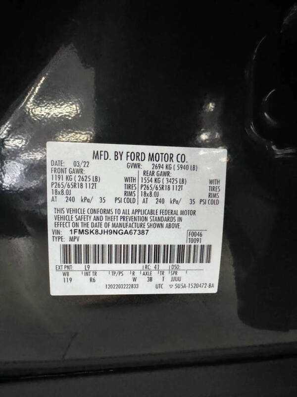 2022 Ford Explorer Timberline