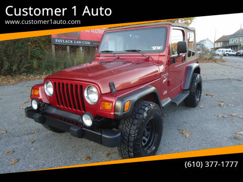 1998 Jeep Wrangler for sale at Customer 1 Auto in Lehighton PA
