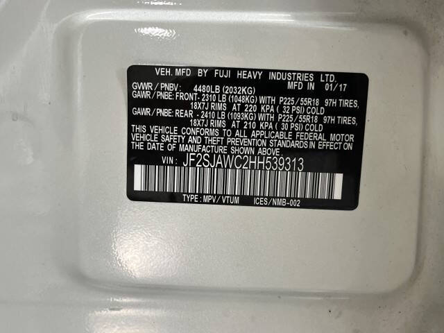 2017 Subaru Forester 2.5i Touring