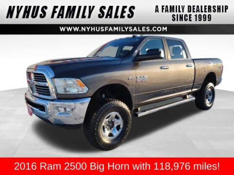 2016 RAM 2500 for sale at Nyhus Family Sales in Perham MN
