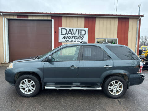 2005 Acura MDX for sale at DAVID MOTORS LLC in Grey Eagle MN