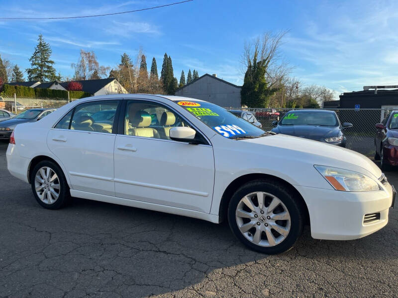 2007 Honda Accord for sale at Issy Auto Sales in Portland OR