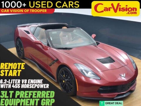 2014 Chevrolet Corvette for sale at Car Vision of Trooper in Norristown PA