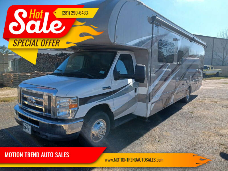 2015 Ford E-450 for sale at MOTION TREND AUTO SALES in Tomball TX