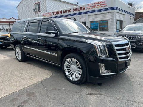 2015 Cadillac Escalade ESV for sale at Town Auto Sales Inc in Waterbury CT